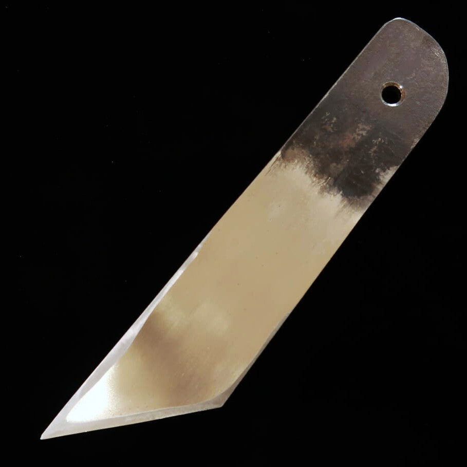 MIURA Unagi-saki Tipo Osaka Acero Blanco No.2 Martillado (55mm)