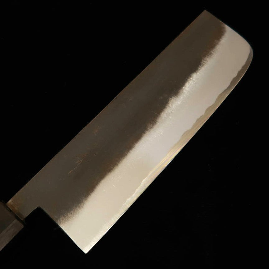 KAGEKIYO Nakiri, Shirogami no.2 Kurouchi, Walnut Handle (165mm)