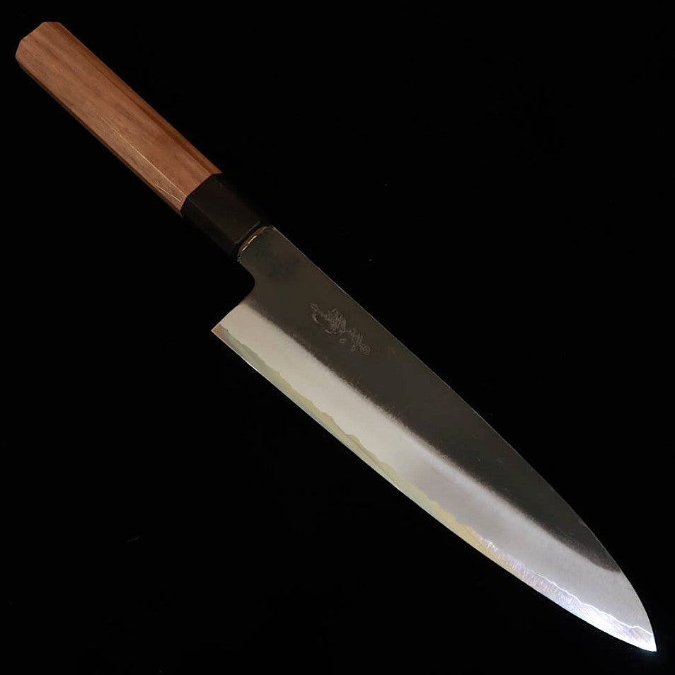 景清KAGEKIYO 牛刀 青紙二号 黒打ち ウォルナット柄（210mm）