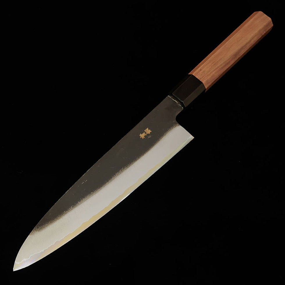 景清KAGEKIYO 牛刀 青紙二号 黒打ち ウォルナット柄（210mm）