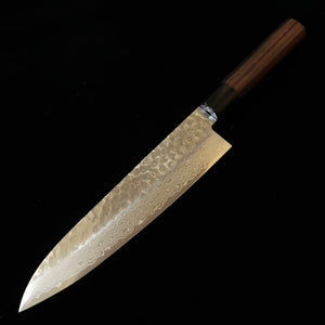 Miura MIURA Gyuto AUS10 Damasco con martillado, mango de palisandro rojo (210 mm)