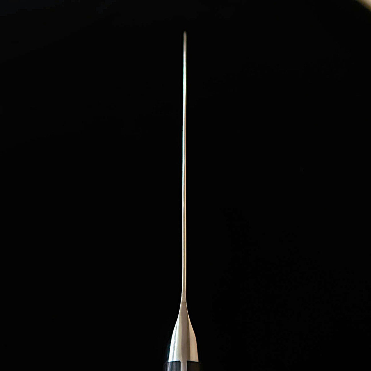 【新定番】三昧MCUSTA ZANMAI クラシック3ダマスカス　パン切 黒　(230mm)