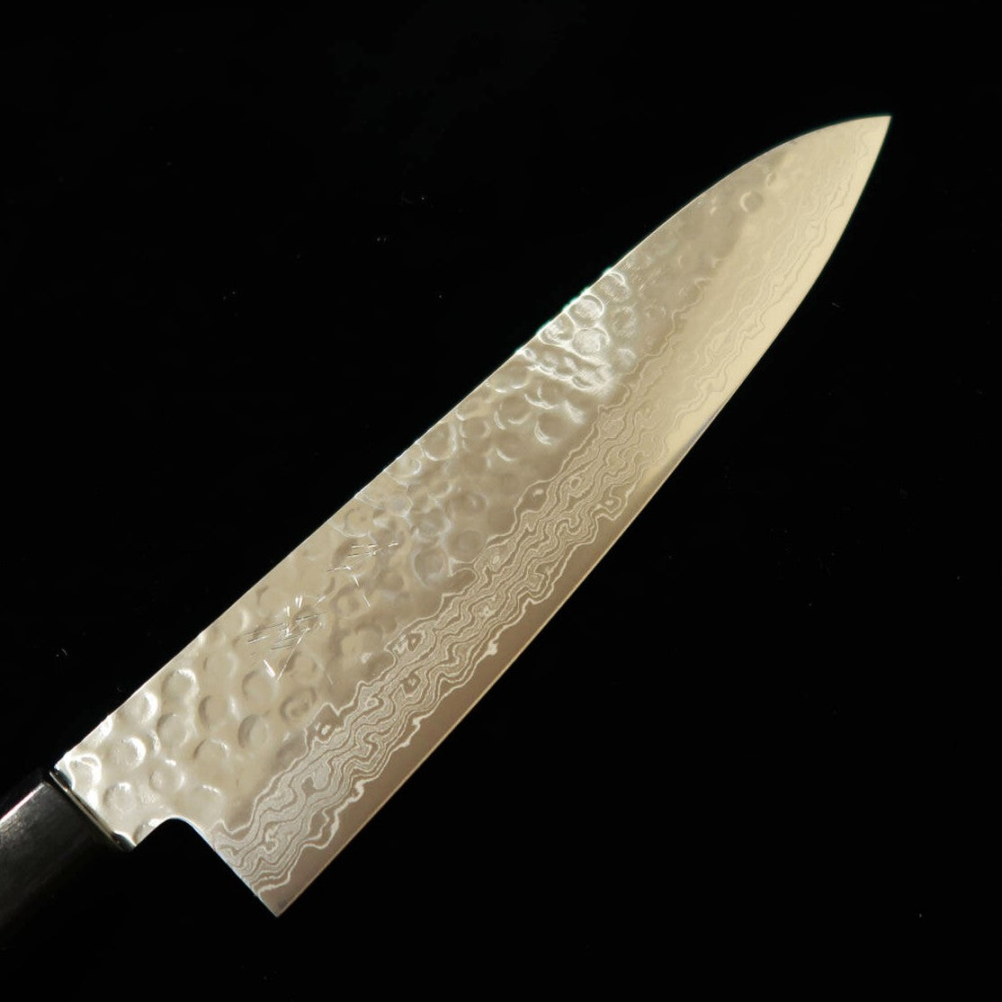 Miura MIURA Gyuto AUS10 Damasco con martillado, mango de palisandro rojo (210 mm)