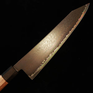 Gyuto Kirituke KAGEKIYO VG-10 Damasco Black cabo octogonal de nogueira (210/240mm)
