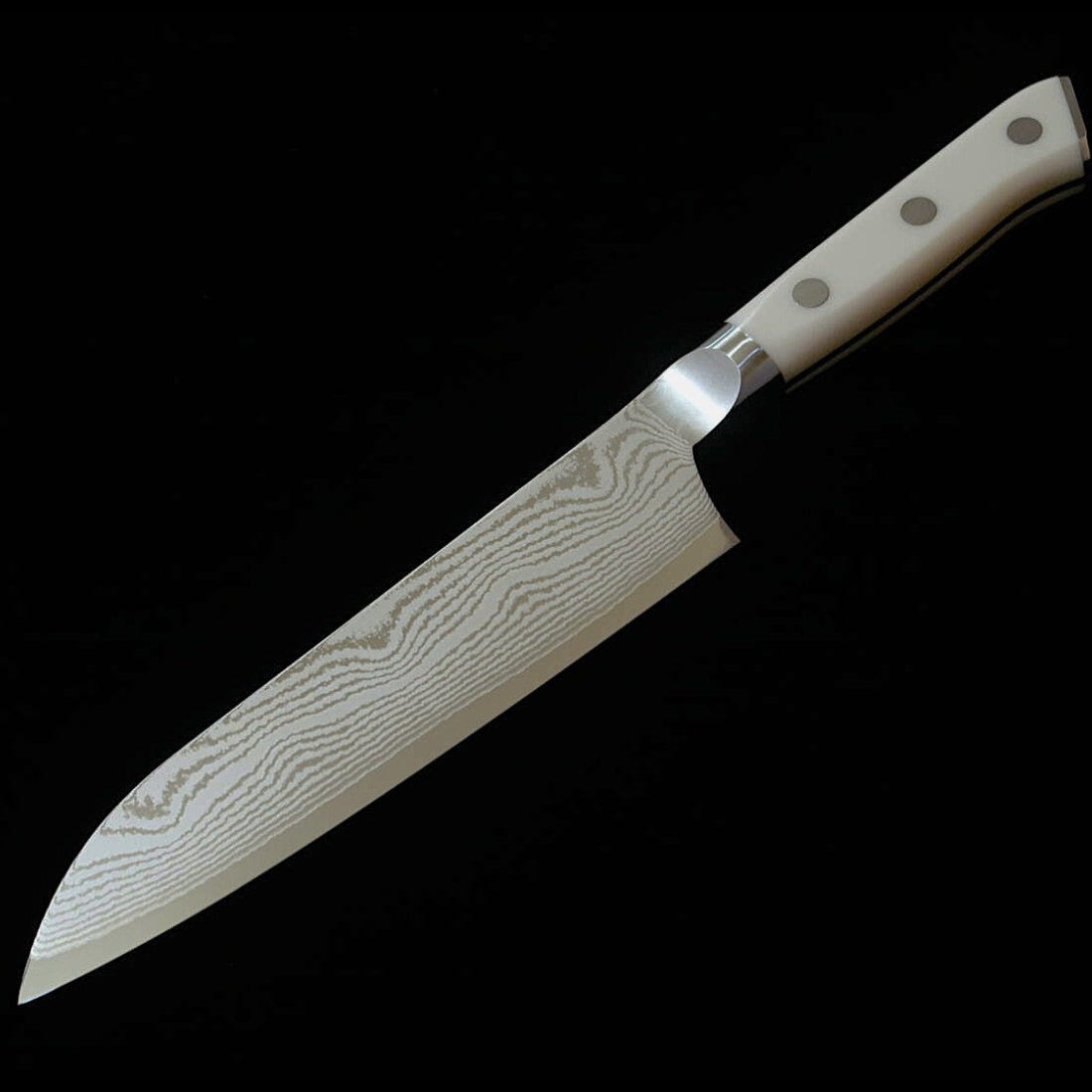 New Classic: ZANMAI MCUSTA Classic 3 Damascus Santoku, Corian (180mm)
