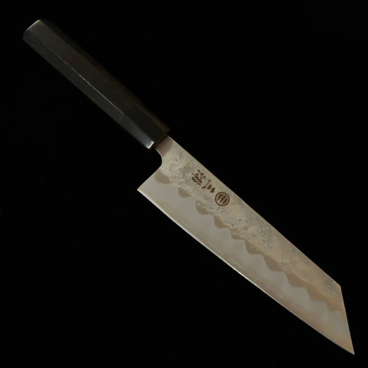 三浦MIURA 文化 銀紙三号 梨地 水牛黒檀柄（170mm）