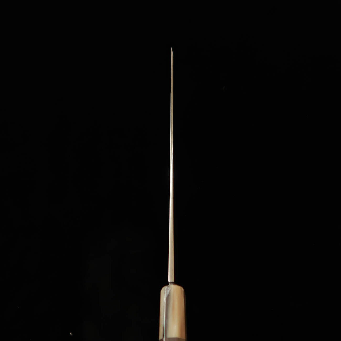 SUISIN Miwa Ikeda Aogami n°2 Takohiki pointe ronde trempe intégrale Manche octogonal ébène Fourreau magnolia (270 mm)