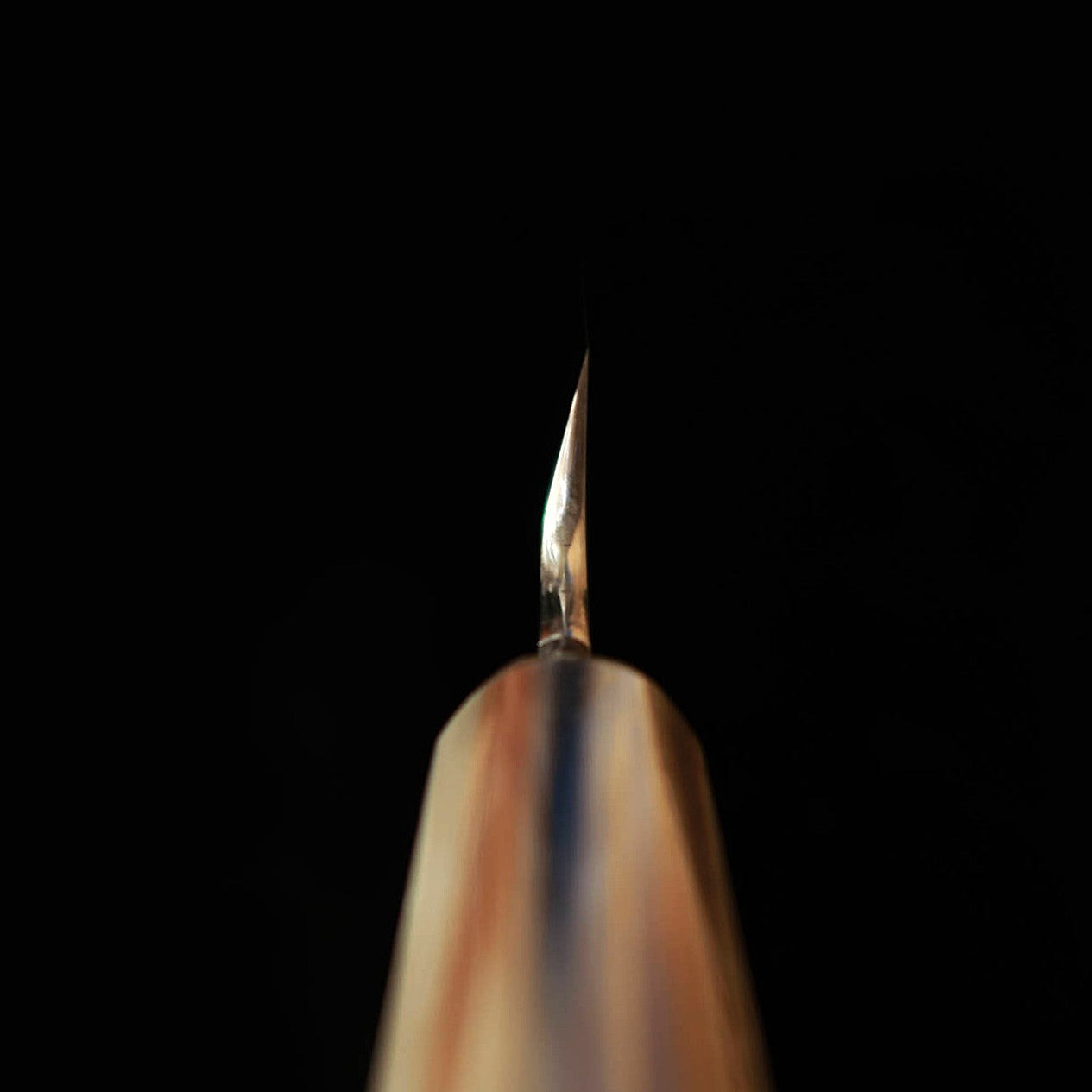 SUISIN Miwa Ikeda Aogami n°2 Takohiki pointe ronde trempe intégrale Manche octogonal ébène Fourreau magnolia (270 mm)
