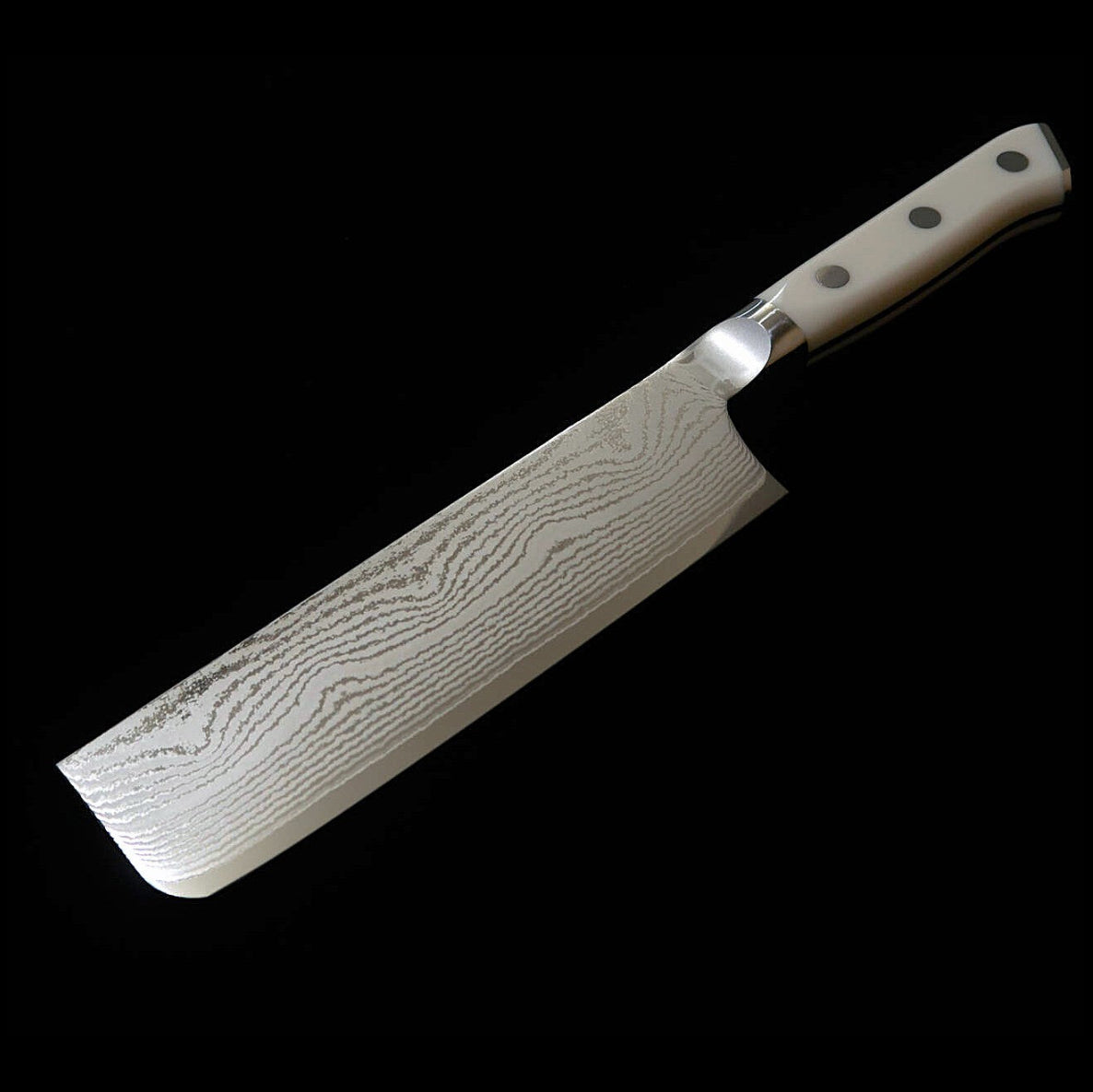 [New Standard] ZANMAI MCUSTA ZANMAI Classic 3 Damascus Nakiri Corian (165mm)