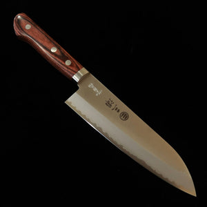 Miura santoku VG10, pulido, mango de caoba (165 mm)