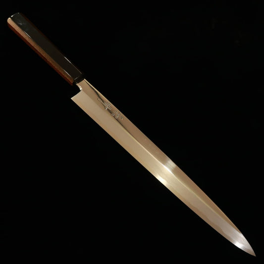 KAGEKIYO Kagekiyo Acier Bleu No.1 Urushi Noir Lame Yanagiba (300mm)