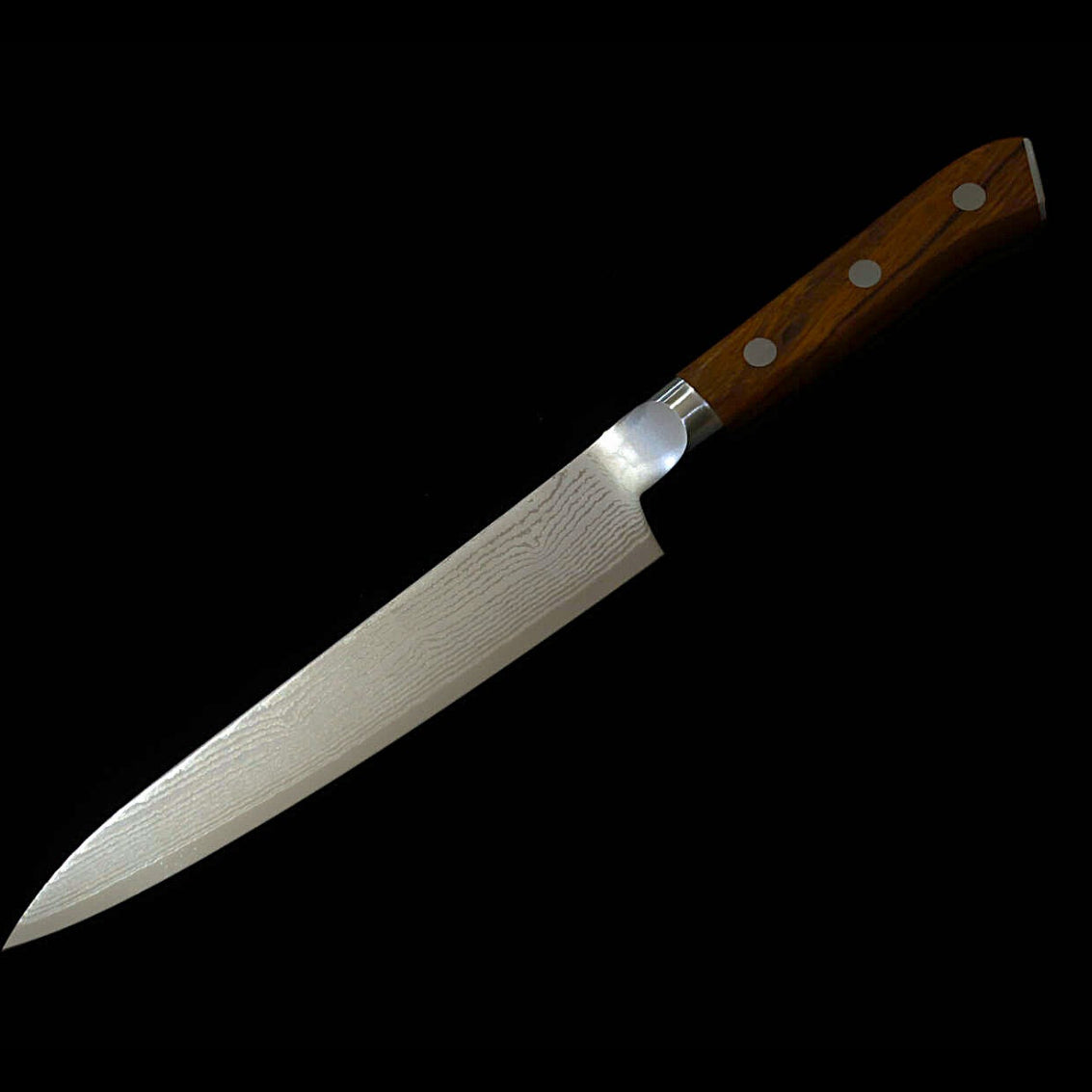 【新定番】三昧MCUSTA ZANMAI クラシック3ダマスカス　ペティ アイアンウッド　(110/150mm)