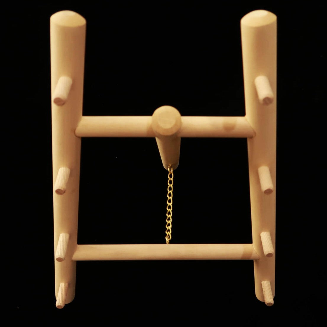 4-piece knife rack, made of oak, assembly required
