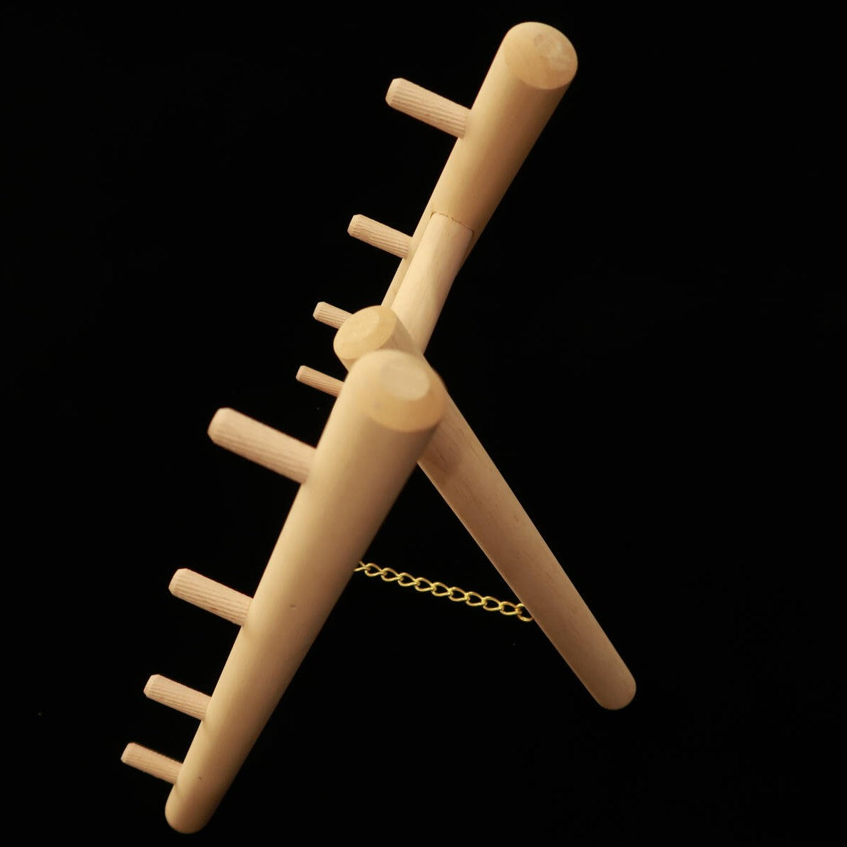 4-piece knife rack, made of oak, assembly required
