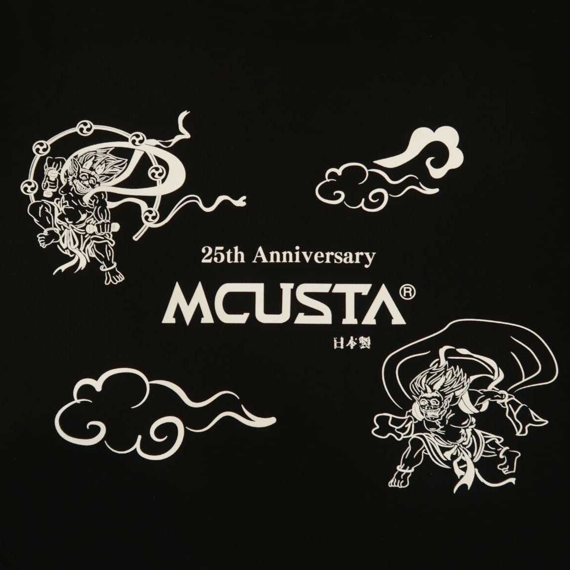 エムカスタMCUSTA　ナイフTシャツ 風神雷神 （M-XXL）
