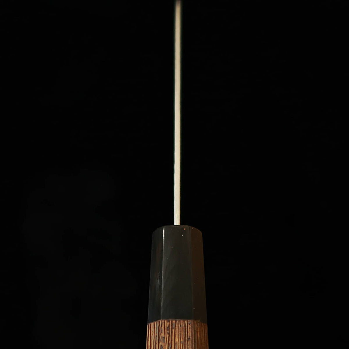 NIGARA forge Futakara santoku SG2, damas poli martelé, manche octogonal en wengé (180 mm)