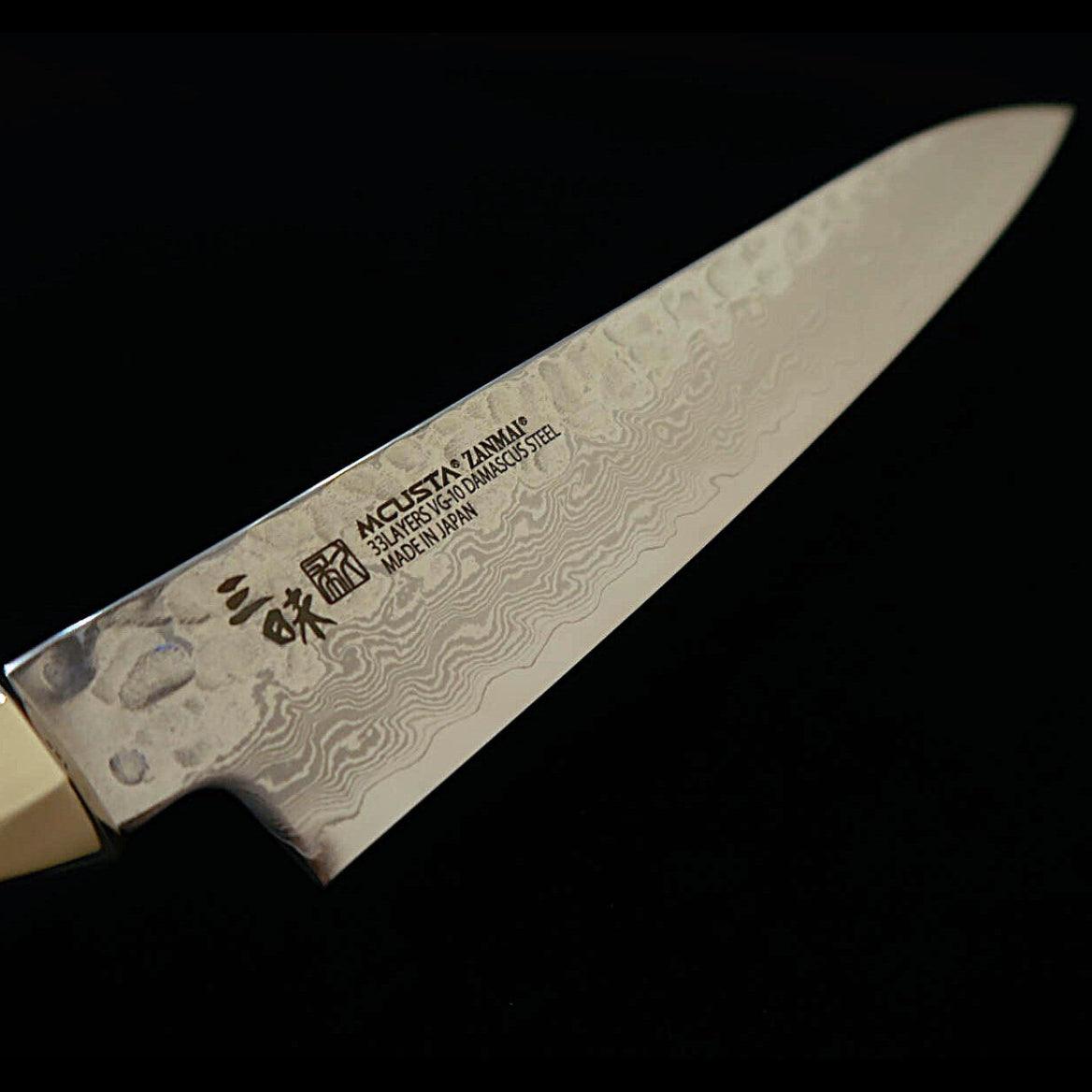 [Novo padrão] MCUSTA ZANMAI – Supreme 3, martelada, Petty preta (90/110/150 mm)