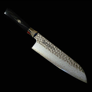 [Nouvelle référence] MCUSTA ZANMAI Supreme III – Santoku martelé, noir (180 mm)