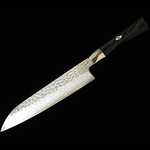 【Novo padrão】MCUSTA ZANMAI Supreme 3 martelado Santoku preto (180 mm)