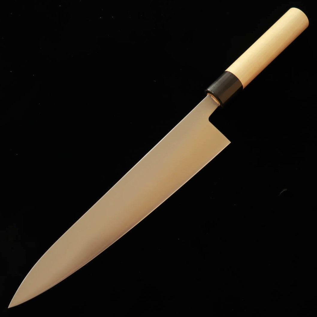 Masamoto Souhonten – Hon-Kasumi, aço Shirogami nº2, Gyuto japonês (240/270 mm)