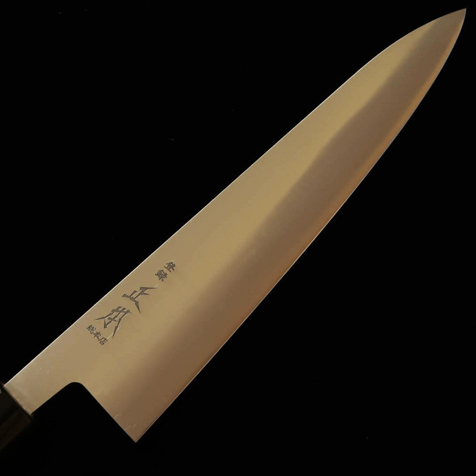 Masamoto Souhonten – Hon-Kasumi, aço Shirogami nº2, Gyuto japonês (240/270 mm)