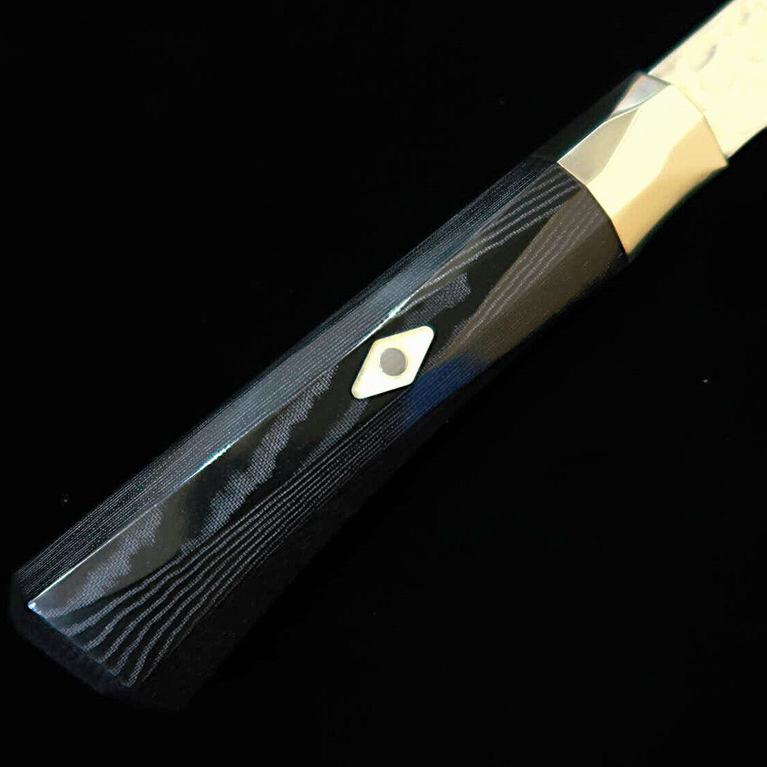 [New Standard] ZANMAI MCUSTA Supreme 3 Hammered Vegetable Knife, Black (165mm)