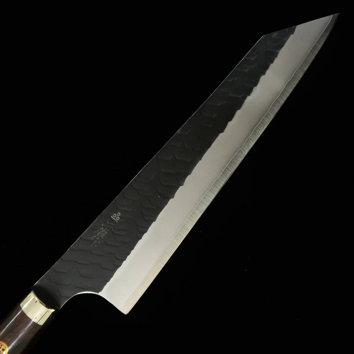 Nigara Hamono NIGARA Honesuki SG2 finition noire martelée, manche en bois de fer (170mm)