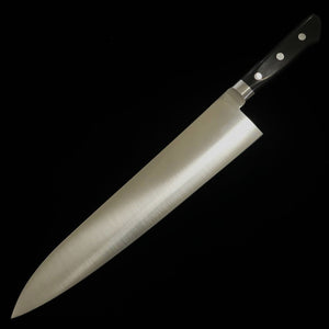 MIURA Miura gyuto acero al carbono japonés, mango de laminado negro (210‑360 mm)