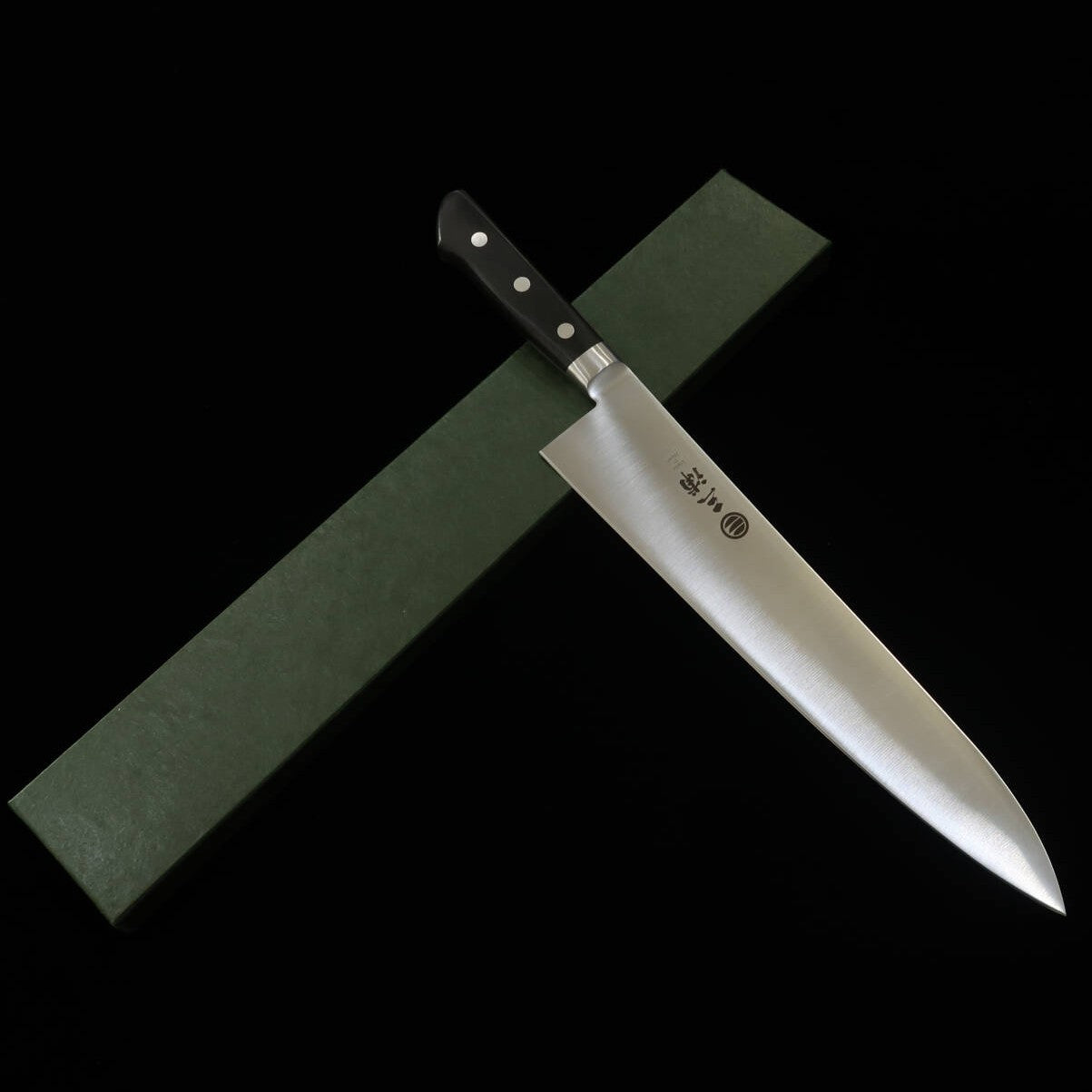 Gyuto MIURA Nihonko cabo em madeira preta (210-360mm)