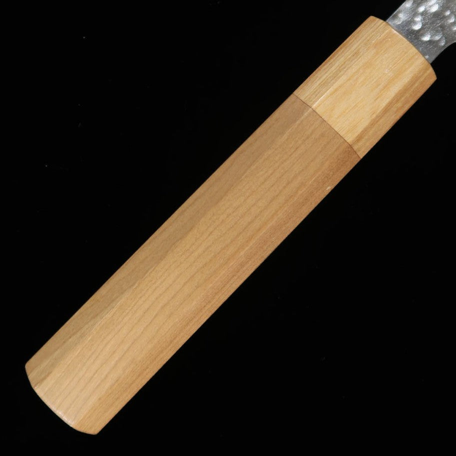 Santoku Makoto Kurosaki Sakura SG2 martelada com cabo octogonal em cerejeira (165mm)