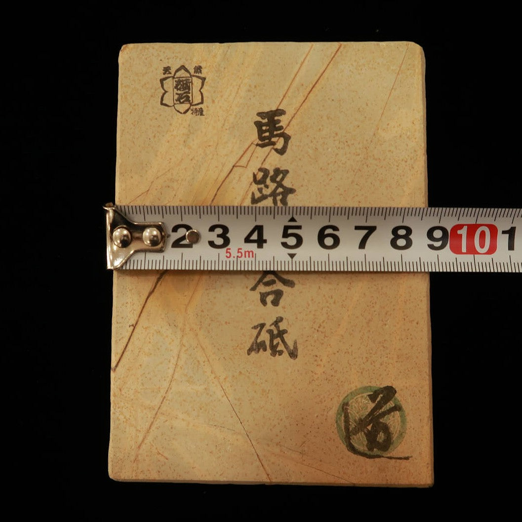 天然砥石 馬路山 レザー型 巣板 A 89×124×17mm