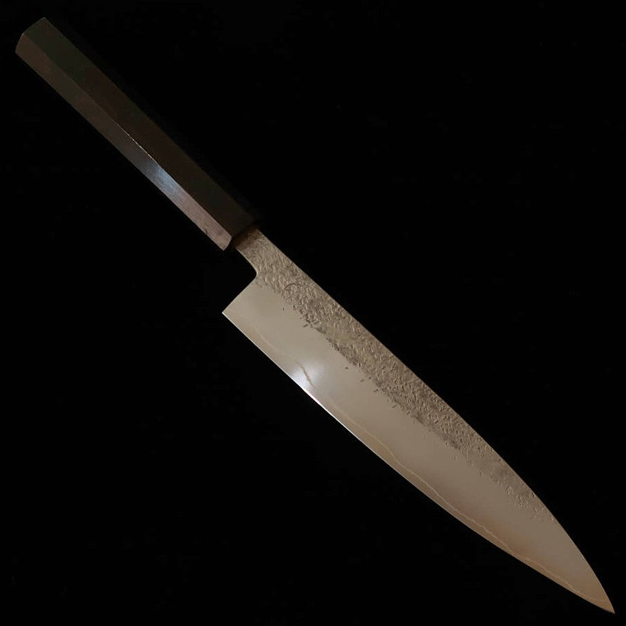 MIYAZAKI KAJIYA Miyazaki Kajiya, petty, acero Gingami nº 3, martillado, mango integral de ébano (160 mm)