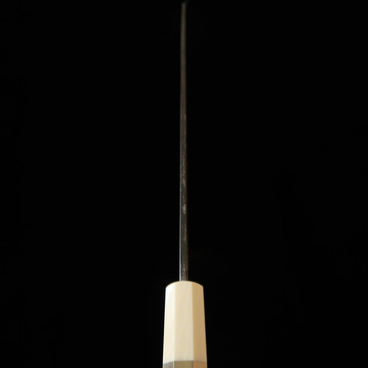 Miura Itadaki MIURA Itadaki Tanaka Giichi Yanagiba Shirogami nº2 acabado negro, mango de turquesa blanca (270 mm)