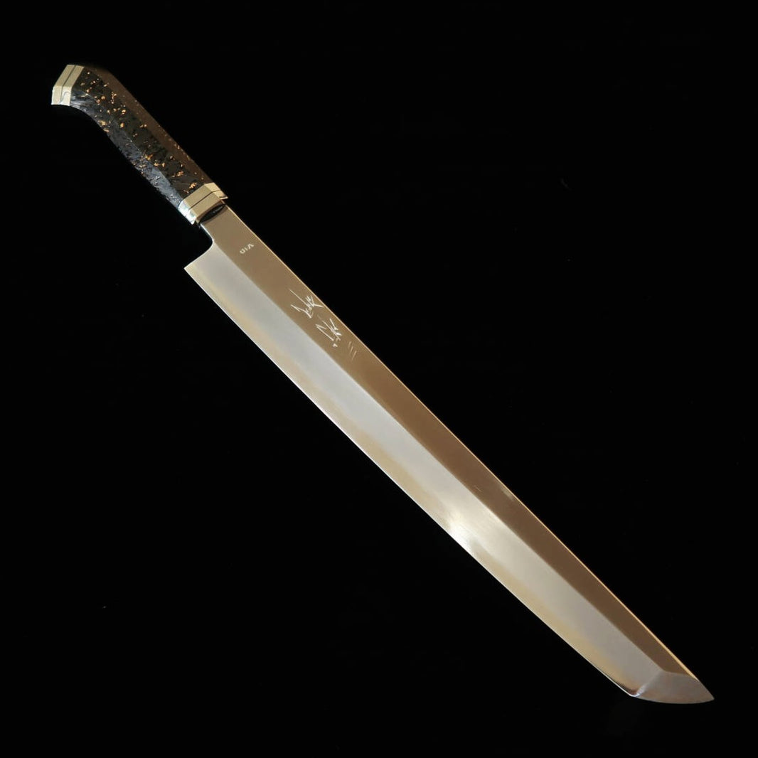 Miura Obidama Sashimi VG10 Mirror Finish Carbon Fiber Handle (300mm)