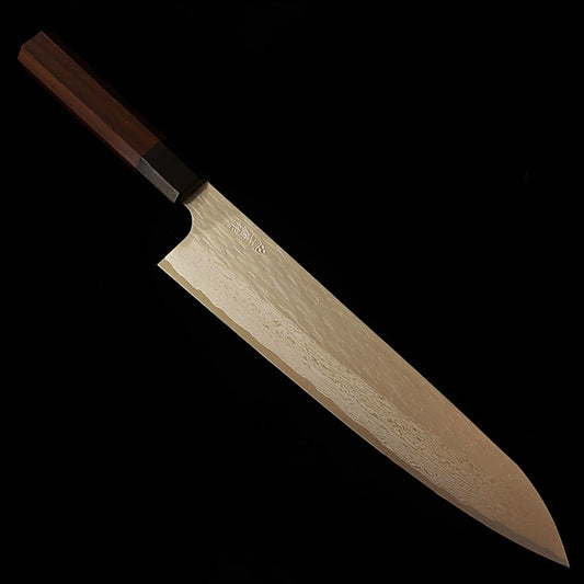 Gyuto NIGARA VG XEOS damasco martillado, mango de palisandro (210/240 mm)