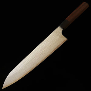 Forja de cuchillos Nitara NIGARA Gyuto VG XEOS Damasco martillado Mango de palisandro (210/240 mm)
