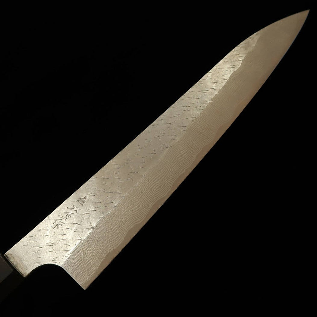Nigara Hamono Forging NIGARA Sujihiki SG STRIX martilleado, Damasco, mango de palisandro (240 mm)