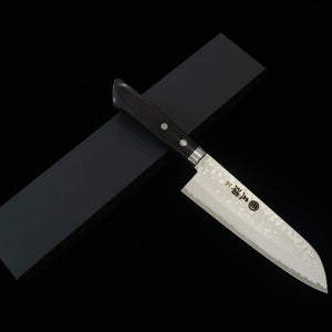  Santoku MIURA VG10 Damasco Cabo Preto (165mm)