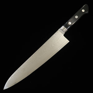 Miura 三浦 gyuto VG10 damasco de 33 capas, mango laminado negro (210 mm)