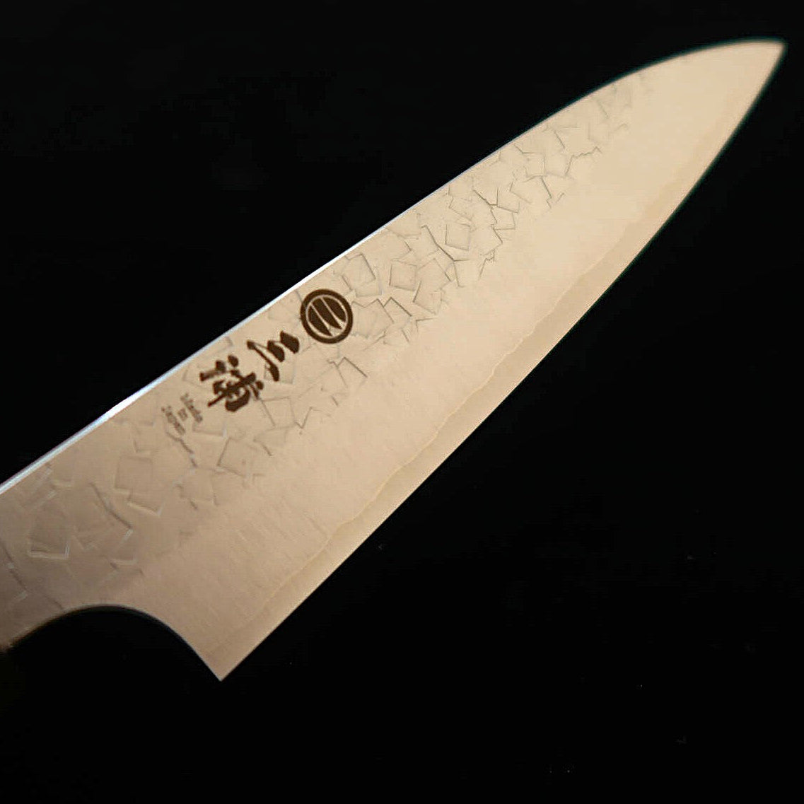 MIURA petty SG2, acabamento martelado, cabo octogonal em ébano com turquesa (90/135 mm)