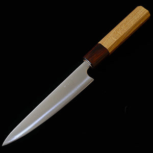 Miura MIURA Petty Aogami Super polida, cabo octogonal em olmo (80/135 mm)