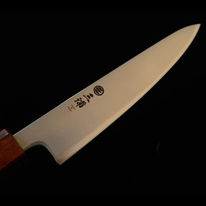 Miura MIURA Petty Aogami Super polida, cabo octogonal em olmo (80/135 mm)