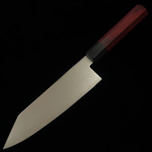 MIURA kiritsuke damasco de 33 capas mango octogonal de laminado rojo (180 mm)