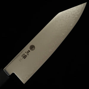 MIURA kiritsuke damasco de 33 capas mango octogonal de laminado rojo (180 mm)