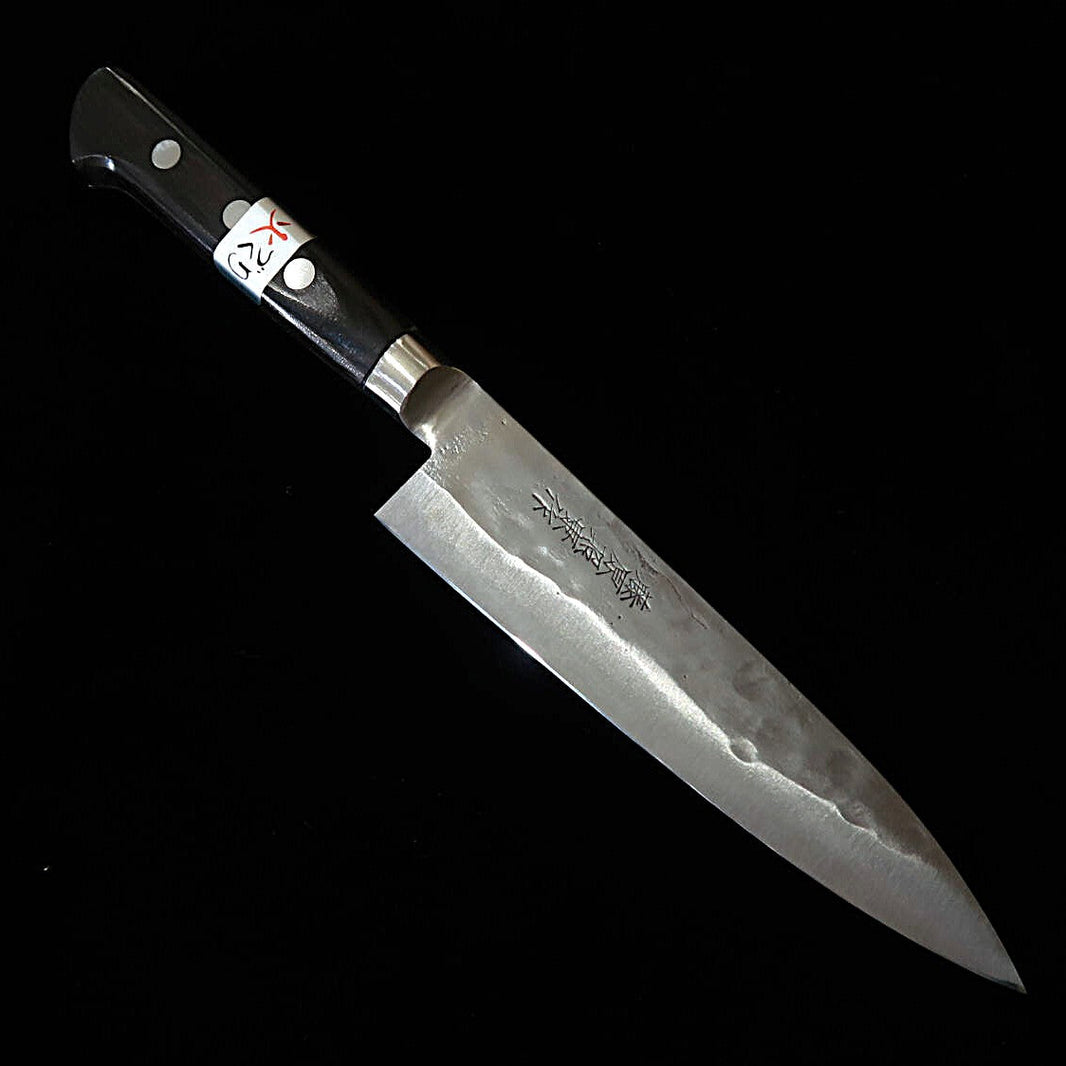 Teruyasu Fujiwara TERUYASU FUJIWARA Gento no Meito (Espada Lendária) aço branco #1 petty (150 mm)