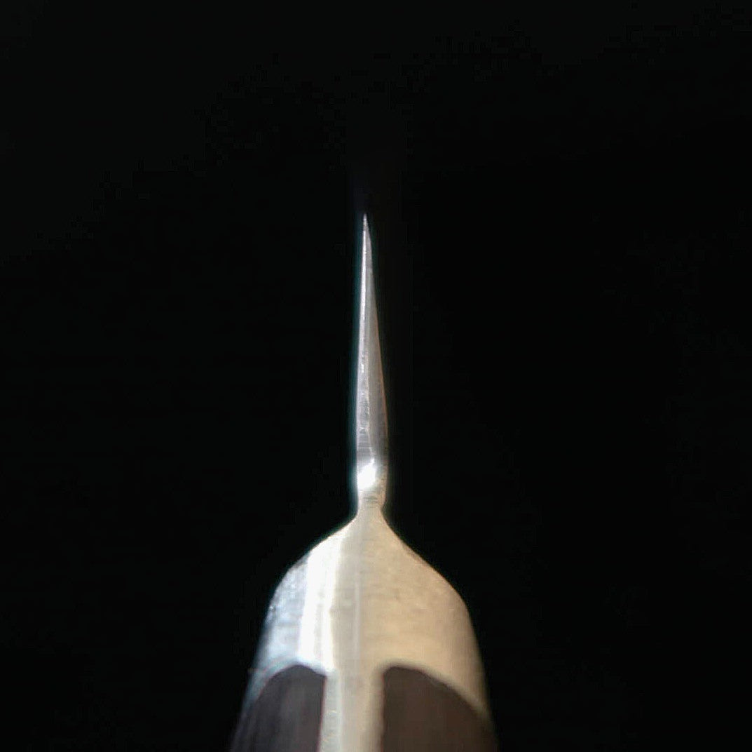 TERUYASU FUJIWARA – « Gendai no Meitō » (Lame légendaire moderne), petty acier Shirogami n°1 (150 mm)
