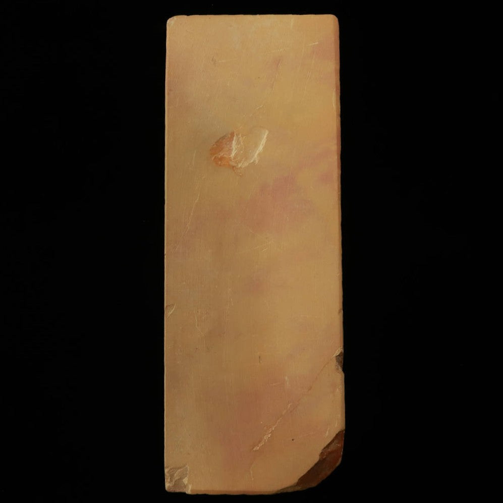 Pedra de Amolar Natural Umajimayama Tipo 60 Rara Vermelho-Amarronzada Excelente 71×193×27mm