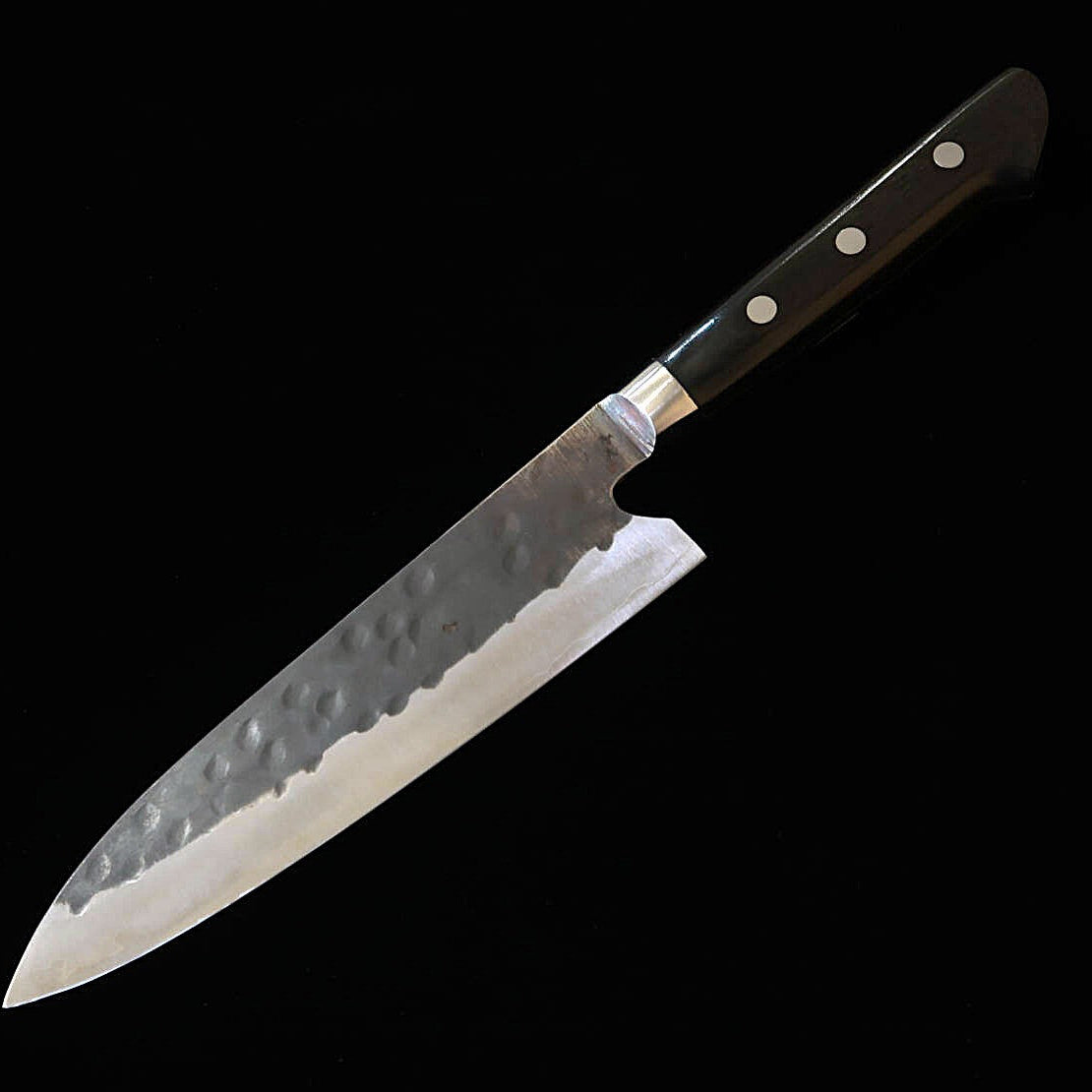 Teruyasu Fujiwara FUJIWARA TERUYASU Denke no Hōtō Gyuto Aogami Super con protector para dedos (180 mm)