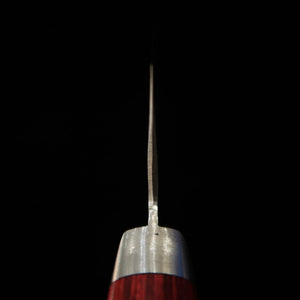 Miura MIURA Santoku V1 Martelée Manche rouge (165 mm)