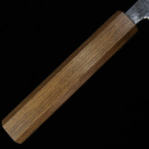 刃道HADO 墨 菜切 白紙二号 黒打ち 樫拭漆黒柄 （165ｍｍ）